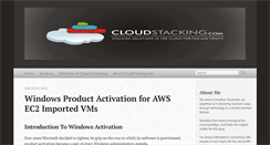 Desktop Screenshot of cloudstacking.com