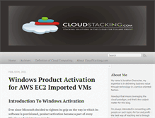 Tablet Screenshot of cloudstacking.com